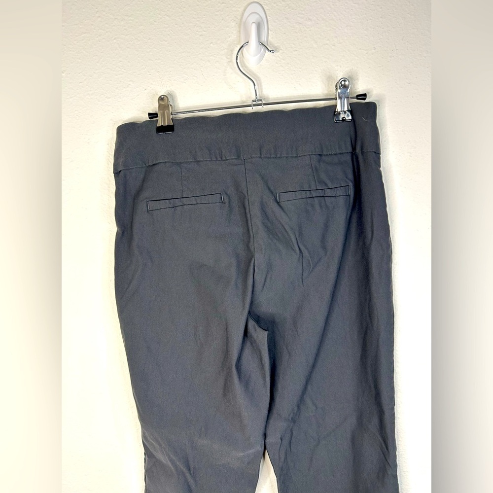 Tribal Women’s Size 10 Gray Cropped Ankle Pants Pull-On Stretch Travel Comfort - Picture 8 of 8